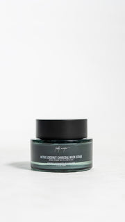 A purifying mask infused with rare coconut charcoal, delivering a refined exfoliation that reveals fresher, more luminous skin.