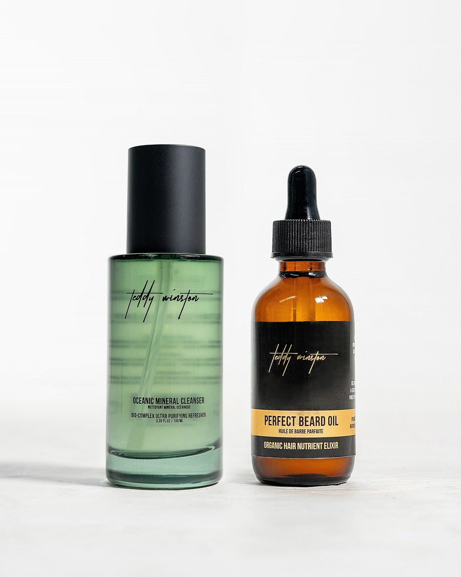 OCEANIC MINERAL FACIAL CLEANSER + SIGNATURE BEARD OIL
