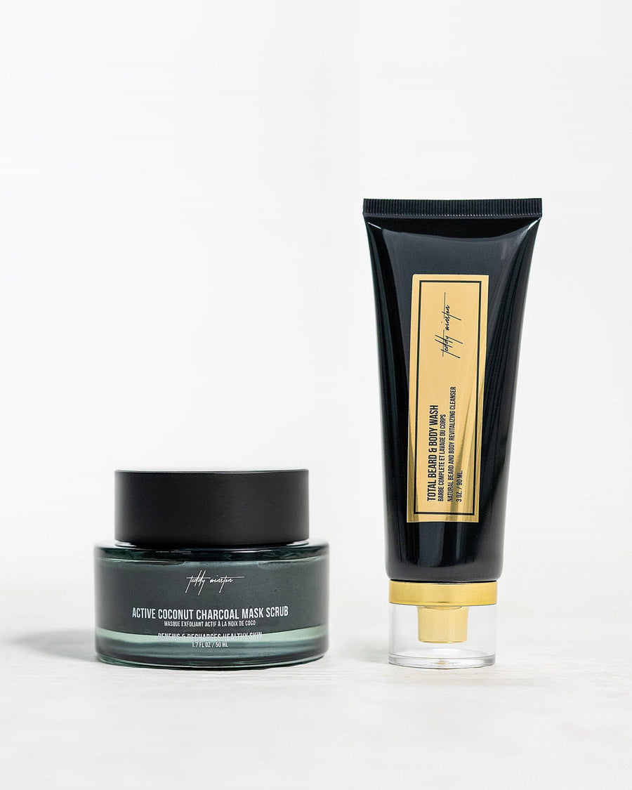 CHARCOAL FACIAL MASK + HAIR & BEARD WASH