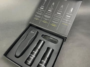 Powder coated hair comb that detangles, is virtually indestructible, and fits perfectly in the palm of your hand.