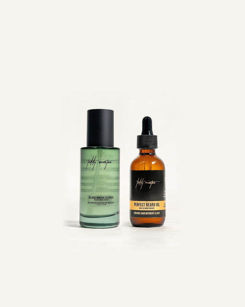 OCEANIC MINERAL FACIAL CLEANSER + SIGNATURE BEARD OIL