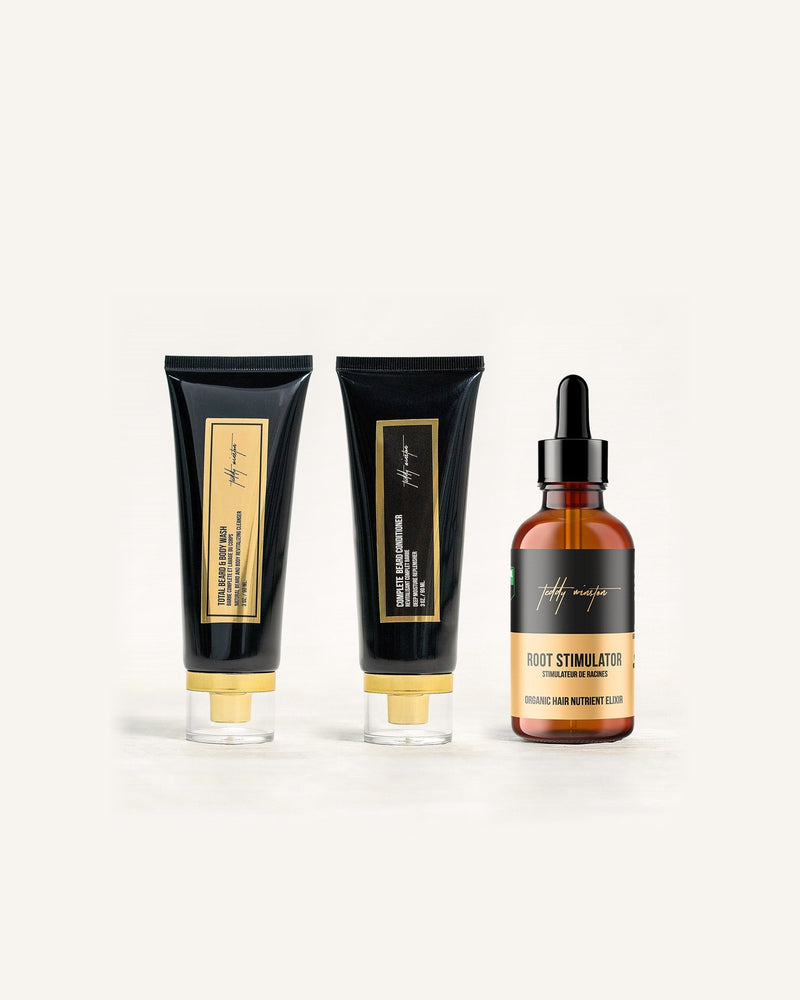 HAIR & BEARD WASH + HAIR & BEARD CONDITIONER + HAIR ROOT & SCALP TREATMENT